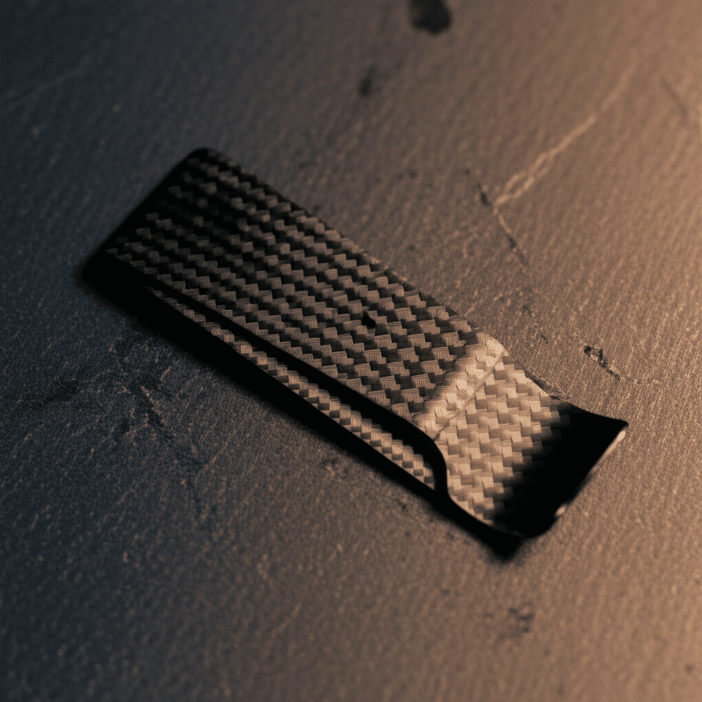 Carbon Fiber Money Clip thumbnail 3