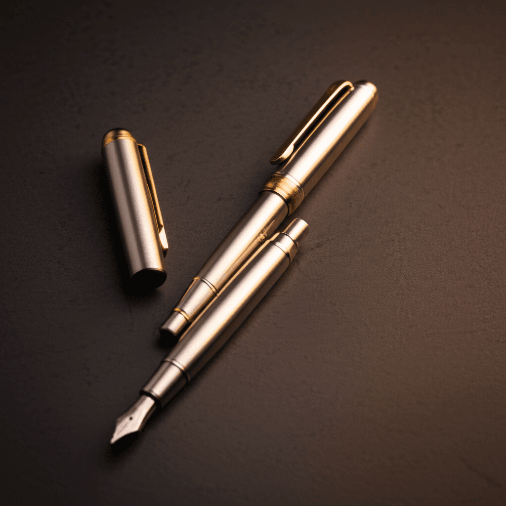 Stainless Steel Fountain Pen thumbnail 3