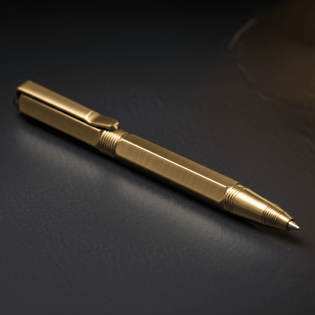 Brass Bolt-Action Pen