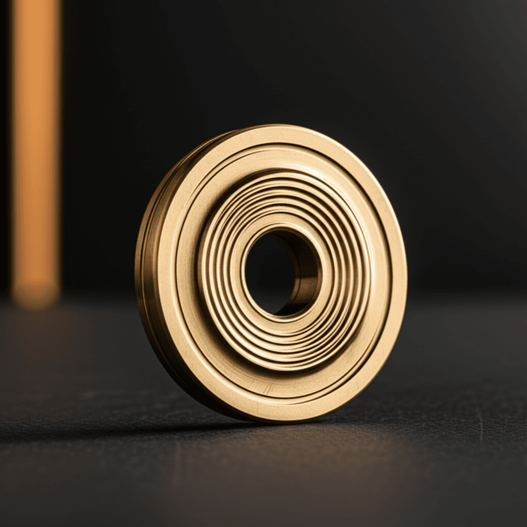 Brass Haptic Worry Coin