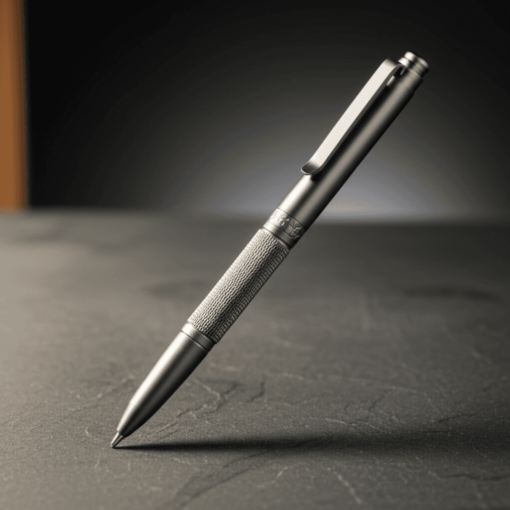 Titanium Click Pen