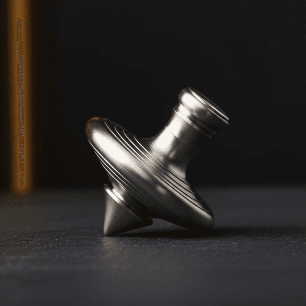 Precision Titanium Spinning Top